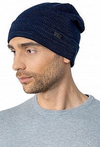 Одинарная мужская шапка с отворотом Landre Амадео