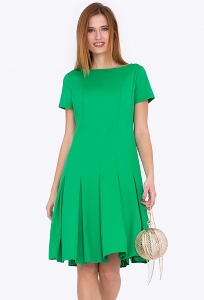 Платье зеленого цвета Emka Fashion PL-473/sabina