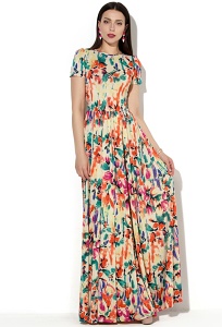 Длинное в пол летнее платье Donna Saggia DSP-147-22t