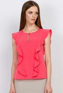 Розовая блузка Emka Fashion b 2145/shirli