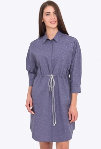  Платье-рубашка с кулиской на лето Emka PL-611/doloriya
