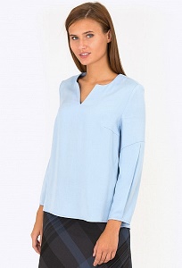 Голубая блуза Emka Fashion b 2175/djilian