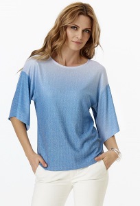 Летняя голубая блузка Sunwear Y01-3-90