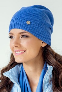Молодёжная шапка голубого цвета Landre Берта