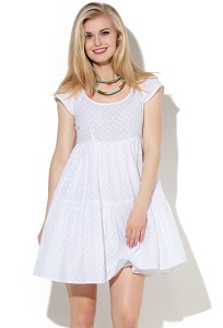 белое летнее платье 2017