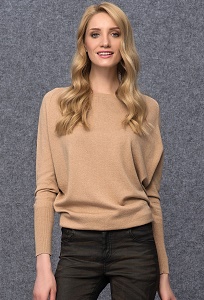 Светло-коричневый свитер Zaps Alexia