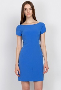 Платье синего цвета Emka Fashion PL-505/rouz