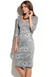 Платье из плотного трикотажа Donna Saggia DSP-248-88t