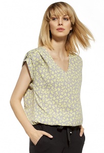 Летняя лёгкая блузка в цветочек Enny 230085