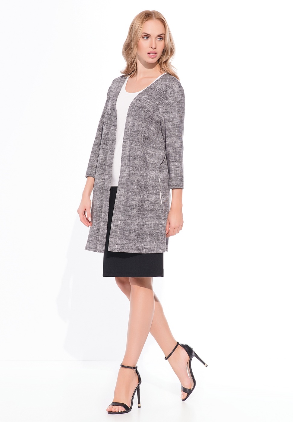Купить кардиган женский серого цвета Sunwear WZ514 в интернет-магазине ...