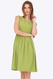 Летнее платье зеленого цвета Emka Fashion PL-417/meiko
