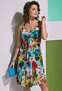 Легкое летнее платье TopDesign A4 044
