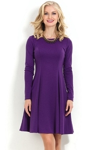 Коктейльное платье фиолетового цвета Donna Saggia DSP-178-30t