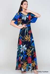 Длинное платье Emka Fashion PL-421/danisa