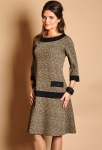 Платье из осенне-зимней коллекции TopDesign B5 033