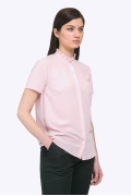 Светло-розовая классическая блузка Emka B2243/lily