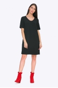 Маленькое черное платье в стиле Коко Шанель Emka PL757/hazel