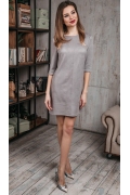 Короткое платье из замши Donna Saggia DSP-380-80t