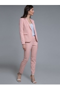 Укороченные брюки розового цвета Emka D021/fussy