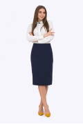 Тёмно-синяя юбка Emka Fashion 669-arein