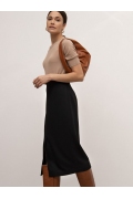 Облегающая юбка-карандаш чёрного цвета Emka S921/gracie