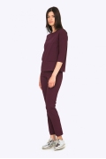 Бордовая блузка с длинным рукавом Emka B2253/tamara