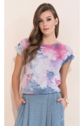 Летняя блузка с цветочным рисуном Zaps Frezja