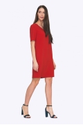 Красное весеннее платье Emka PL757/holly