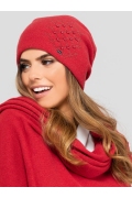 Красная женская шапка-бандана Kamea Asturia