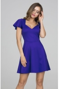 Коктейльное платье насыщенного синего цвета Donna Saggia DSP-319-7t