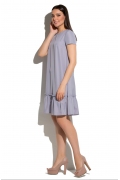 Сиреневое летнее платье с воланом Donna Saggia DSP-276-86