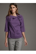 Свободная блуза фиолетового цвета Emka B2524/global