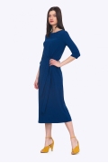 Синее платье Emka PL753/stalk