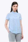 Женская рубашка с оборкой по горловине Emka B2243/lullaby