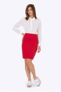 Красная юбка-карандаш Emka Fashion 626-adelina