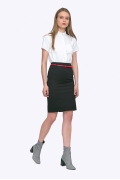 Традиционная черная юбка Emka S202-60/djolin