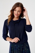 Тёмно-синяя блузка Sunwear C12-5-30