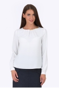 Белая блуза Emka Fashion b 2117/anet