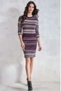 Трикотажное платье в полоску Sunwear VS212-5-06