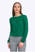 Зеленая блузка Emka B2302/calvin