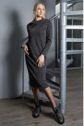 Стильное платье серого цвета TopDesign B9 022