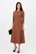Платье коричневого цвета Emka Fashion PL-517/lizbet
