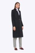 Женское пальто без воротника Emka R-011/alisa