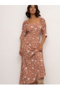 Приталенное платье с цветочным принтом Emka PL1150/annick
