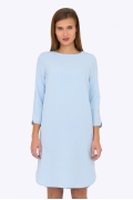 Платье голубого цвета Emka Fashion PL-586/lupine