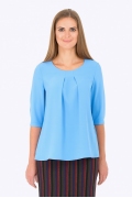 Голубая блуза Emka Fashion b 2197/afifa