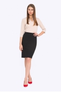 Женская юбка чёрного цвета Emka 663/binazir