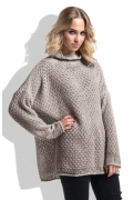 Теплый свитер свободного из коллекции 2018 Fimfi I229