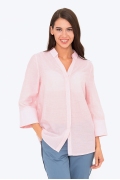 Шикарная розовая рубашка свободного кроя Emka b 2216