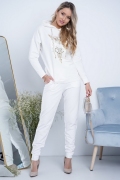 Женский костюм белого цвета M.Hajdan BL1116+SP0004 